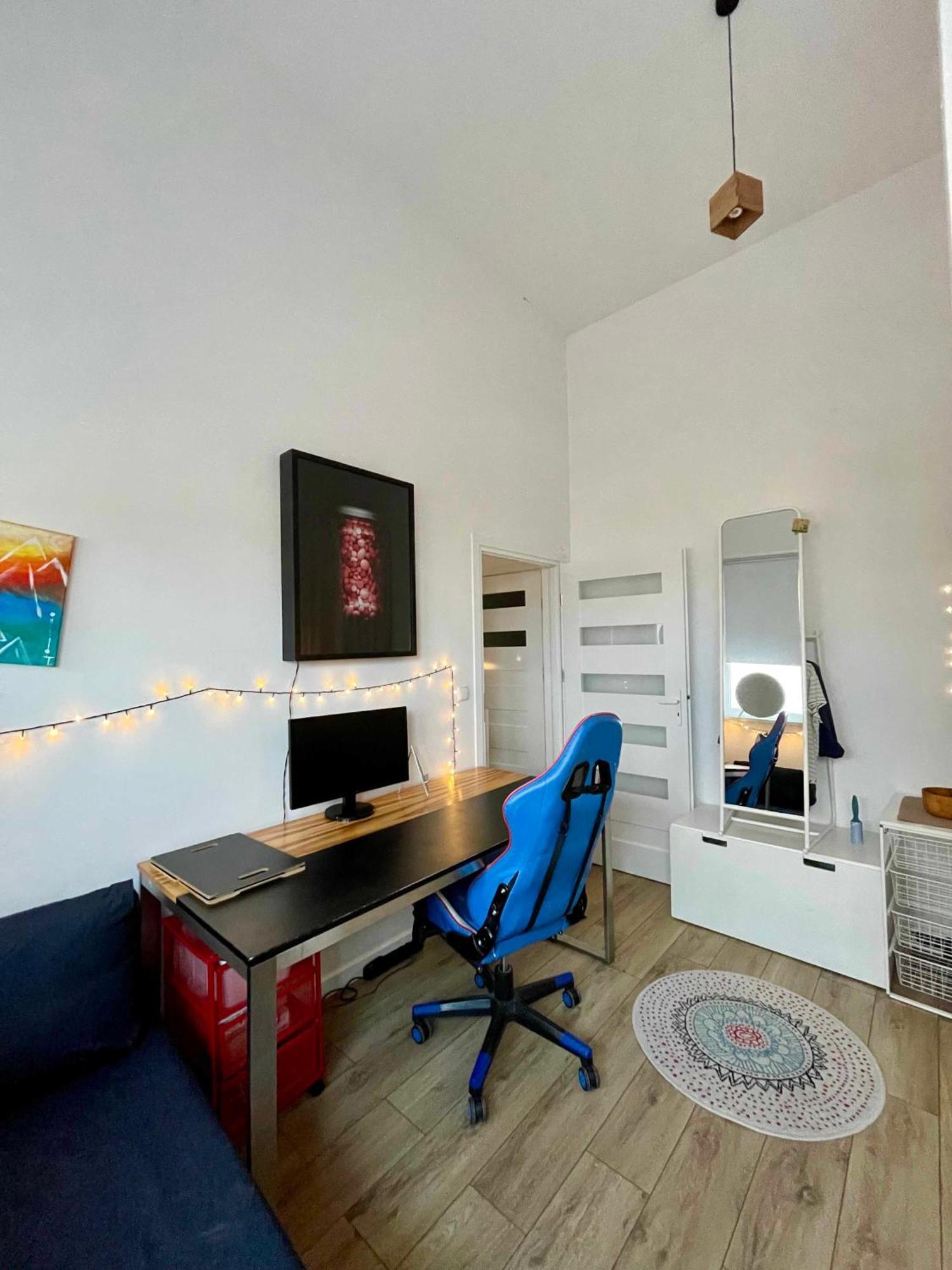 Atelier W Sercu Warszawy Z Panoramicznym Widokiem Lägenhet Warszawa Exteriör bild