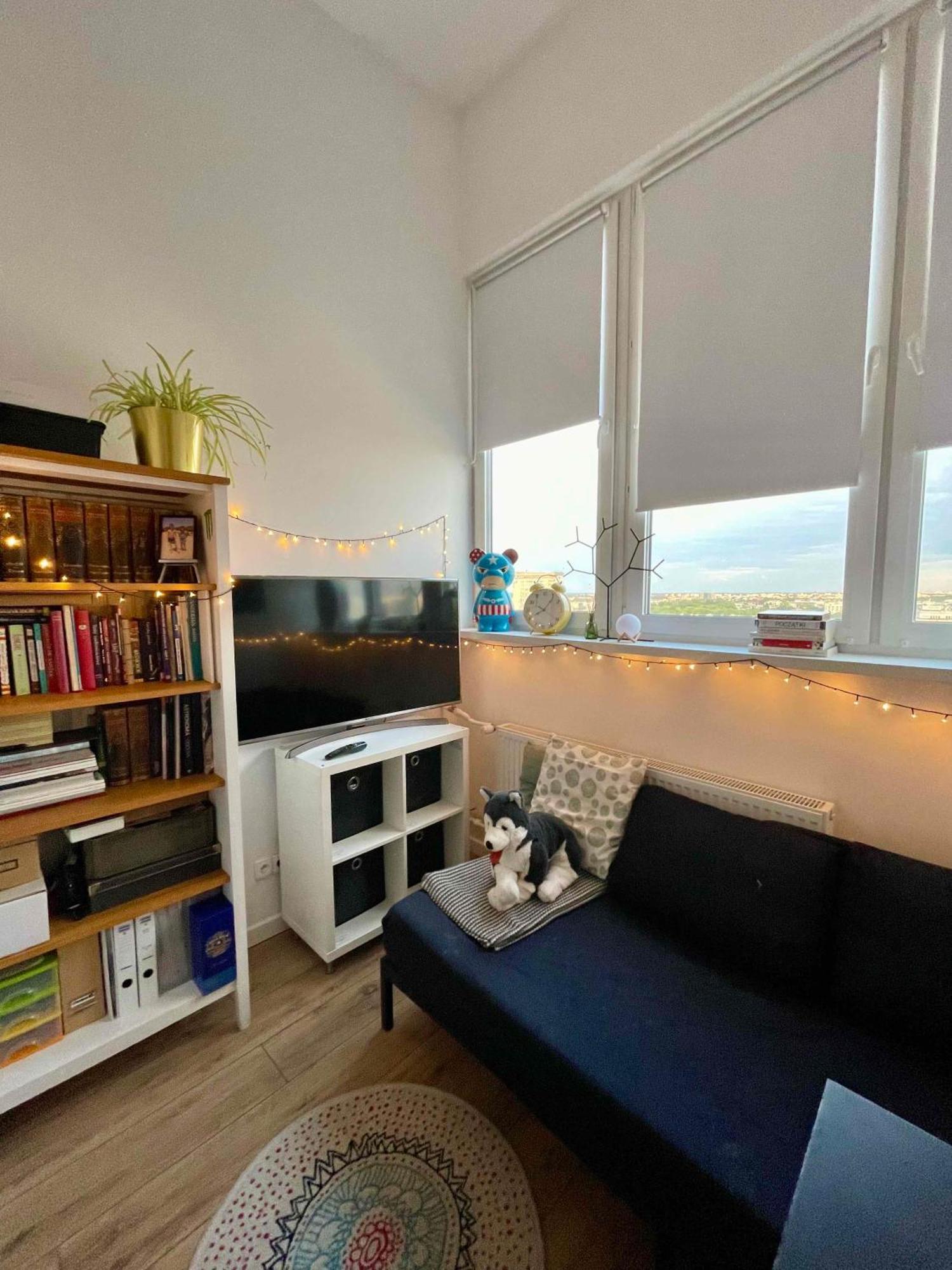 Atelier W Sercu Warszawy Z Panoramicznym Widokiem Lägenhet Warszawa Exteriör bild